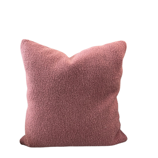 Pink Boucle Throw