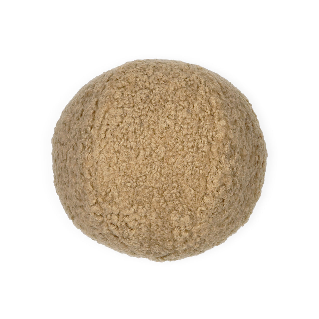 Poodle Ball 10" Pillow - Latte