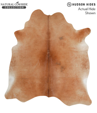 Solid Brown XX-Large Brazilian Cowhide Rug 7'9"H x 7'0"W