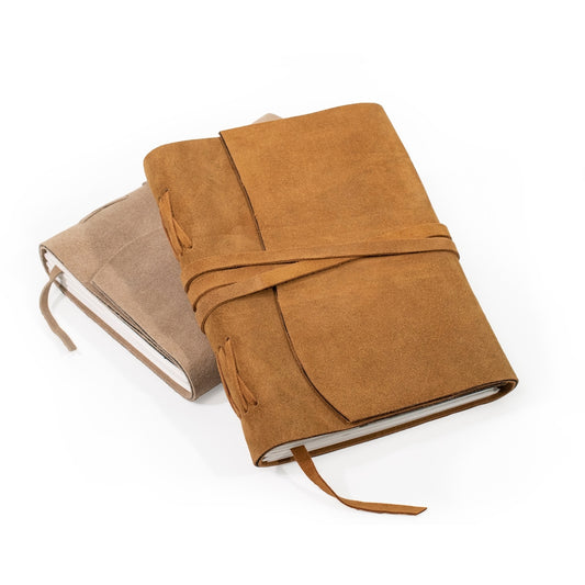 Suede Leather Bound Journal 