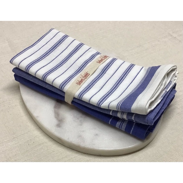 Dishtowels Set 3 Denim Blue
