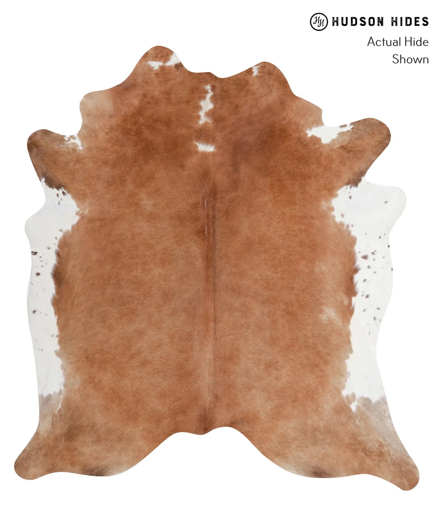 Brown and White Regular X-Large Brazilian Cowhide Rug