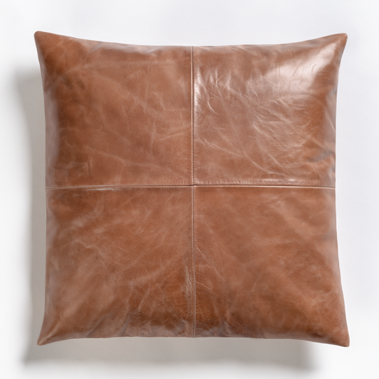 Bryant 20″ Pillow in Refined Bourbon or Grey