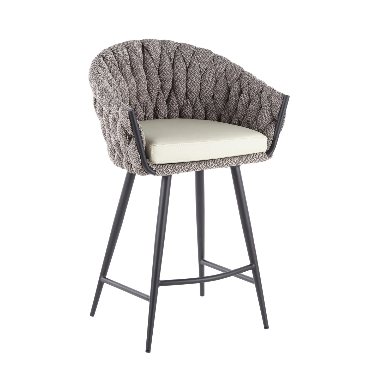 Braided Matisse Counter Stool