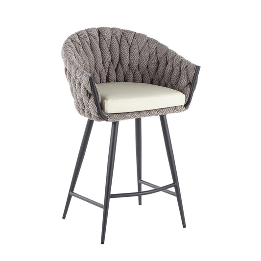 Braided Matisse Counter Stool