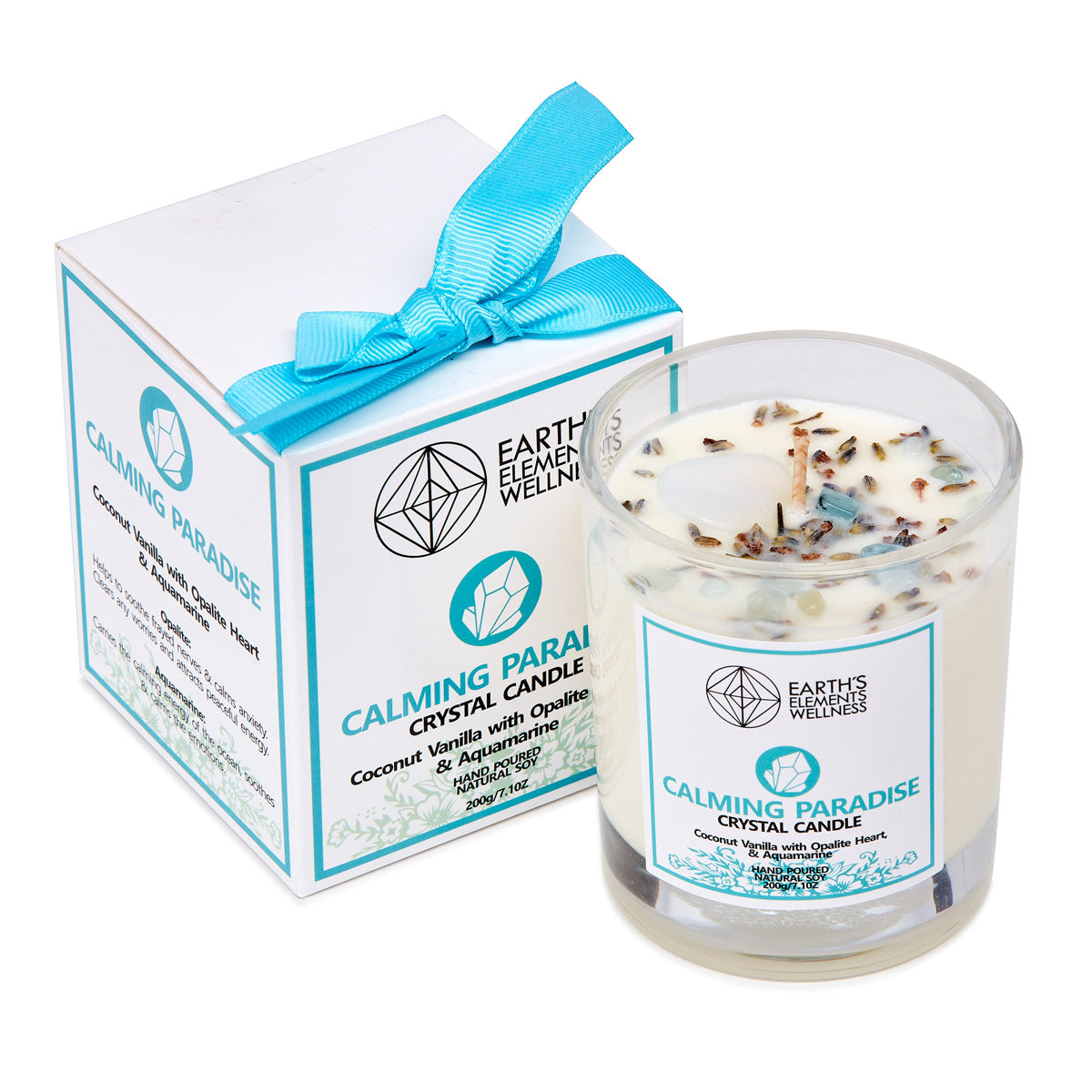 Crystal Candle Calming Paradise