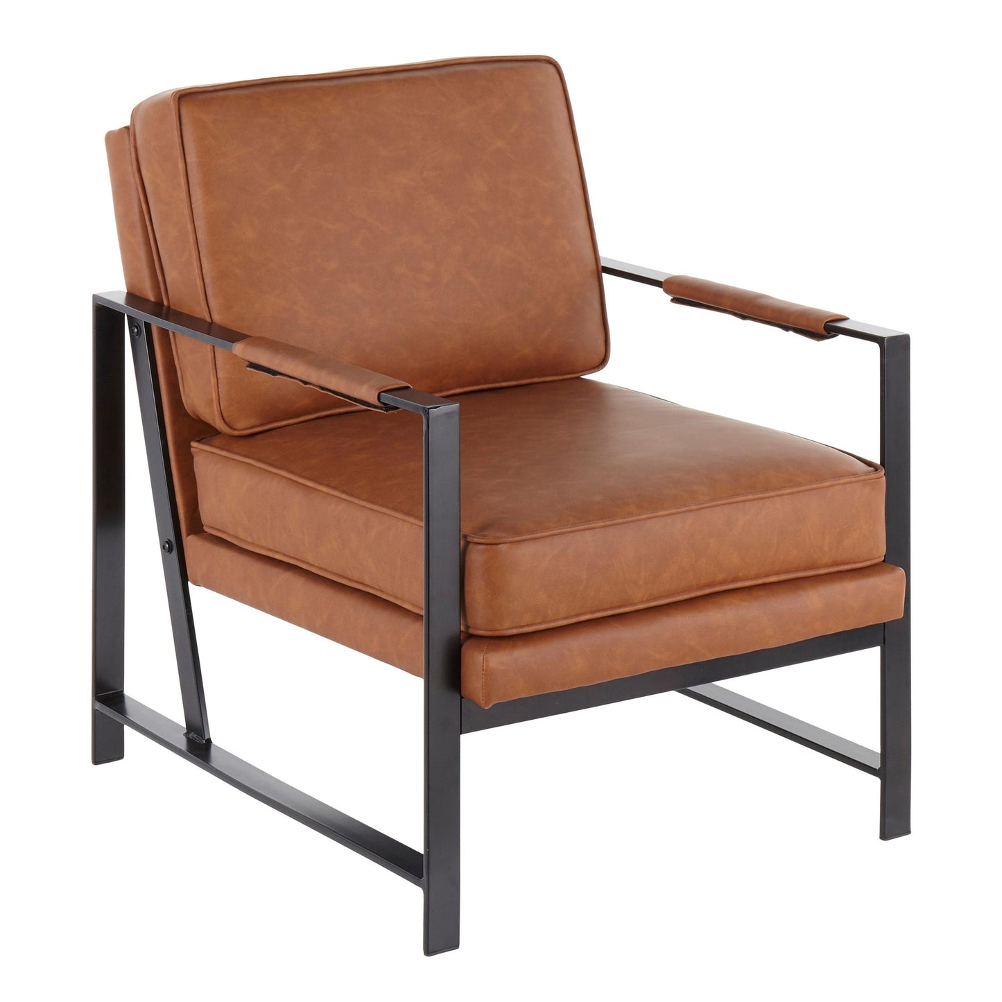 Franklin Arm Chair - Black Steel