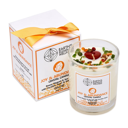 Crystal Candle Joy & Abundance