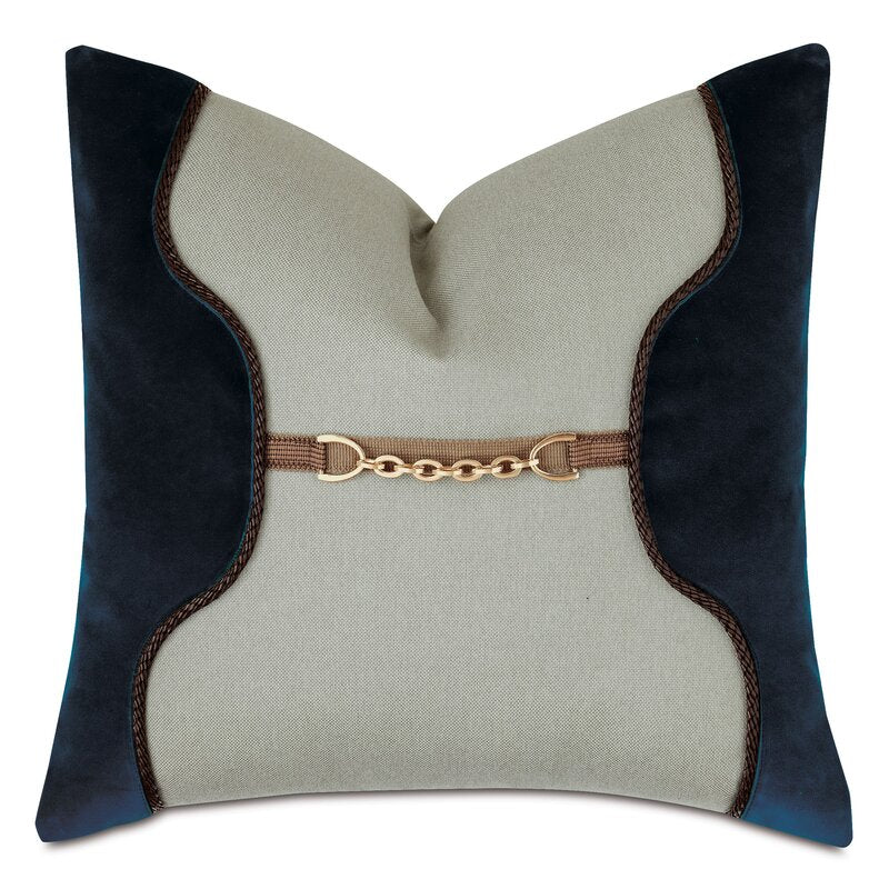 Steeplechaser Saddle Decorative Pillow Cover & Insert