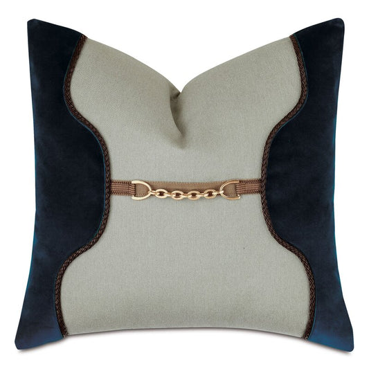 Steeplechaser Saddle Decorative Pillow Cover & Insert