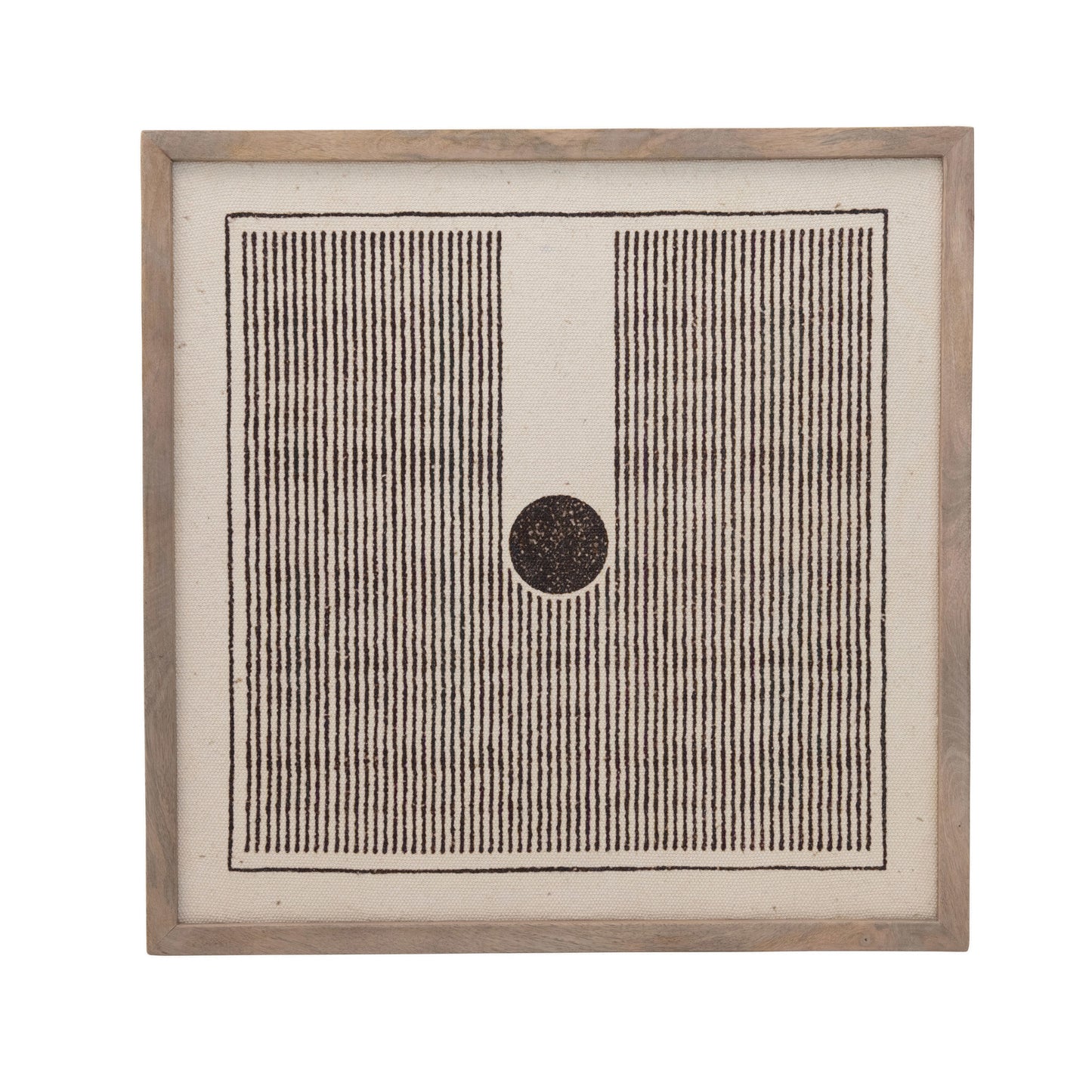 Framed Printed Dhurrie Wall Decor