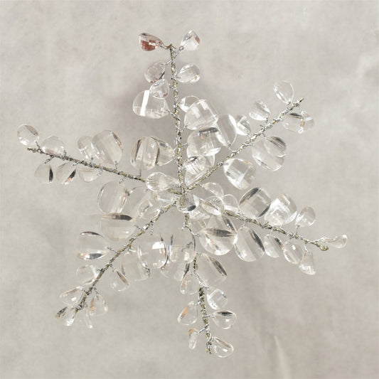 Crystal Elegance Snowflake Ornament - Crystal