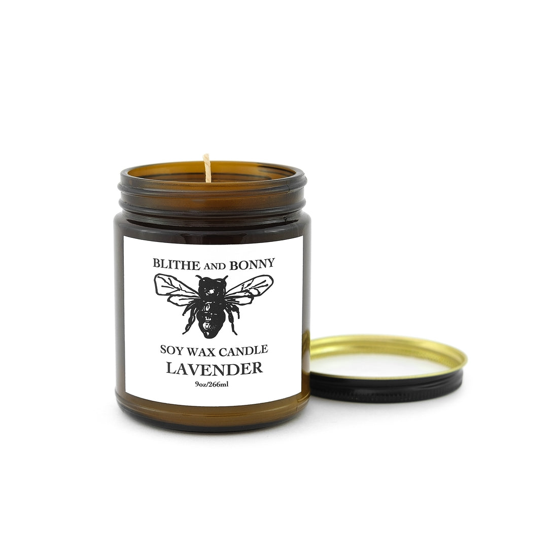 Amber Jar Candle | Bergamot