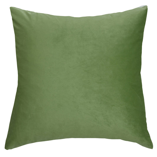 Olive Green Velvet 24" Sq Pillow