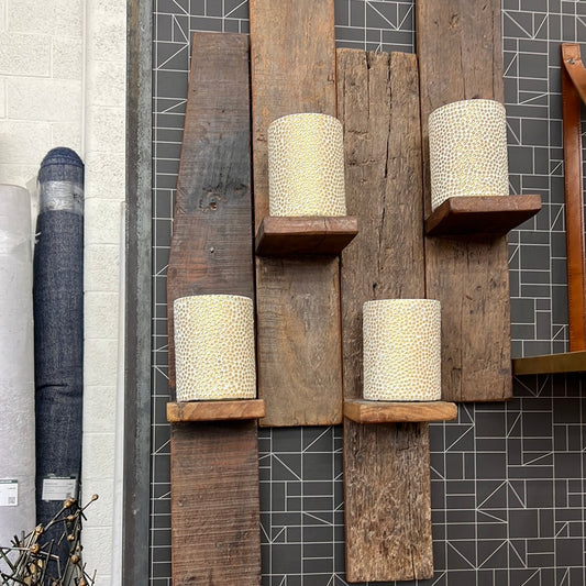 Wood Candle Holder