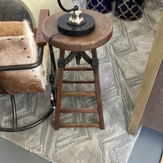 Rustic Industrial Counter Stool