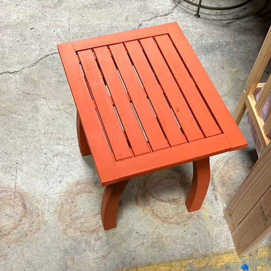 Orange Side Table