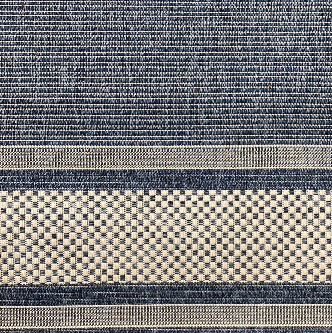Large Blue 8x10 Outdoor Rug
