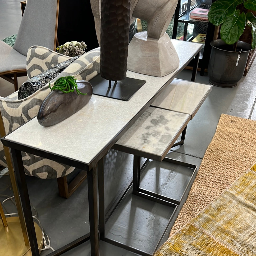Brookline granite console