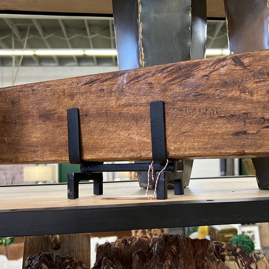 Long Wood Plank Candle Holder