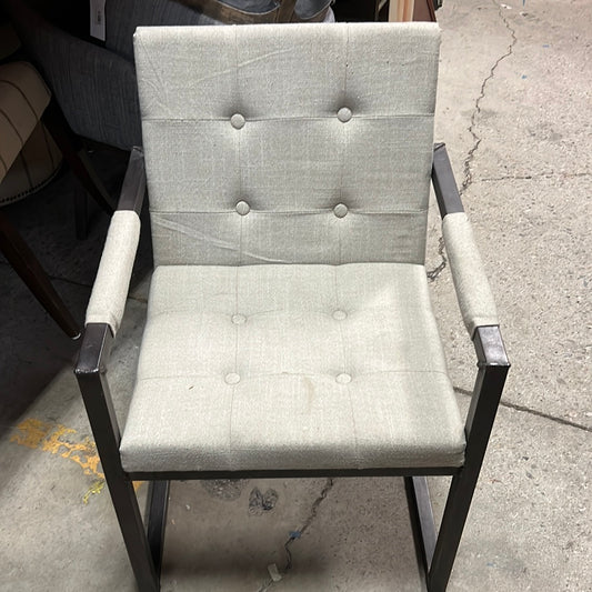 Light Grey Upholstered with Handle