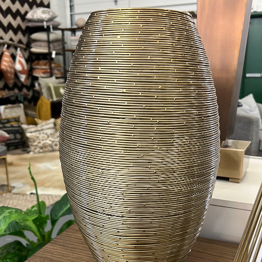Gold Wire Vase