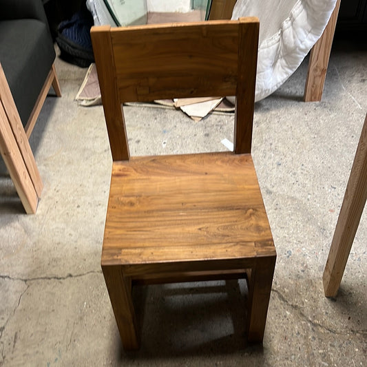 Thick Wood Dining Chair