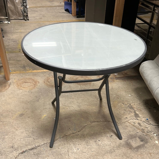 Black out door table