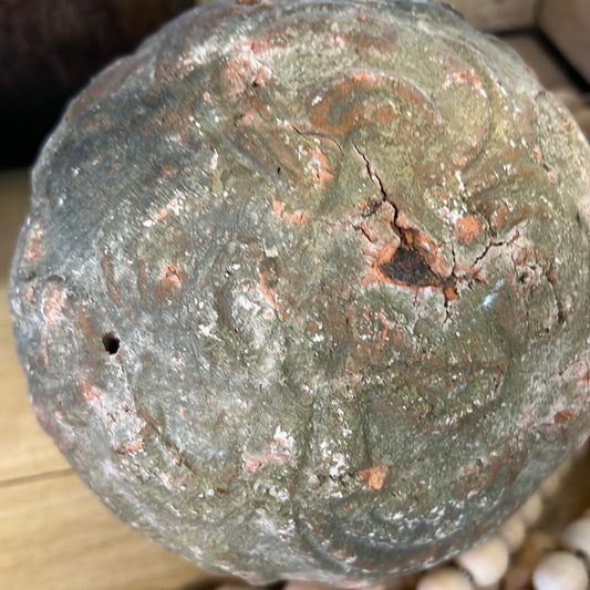 Antique Carved Ball