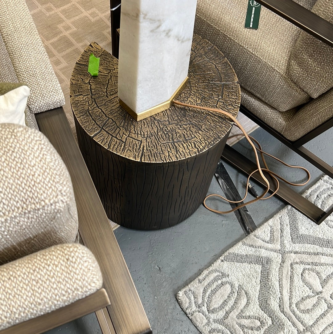 Brass trunk table