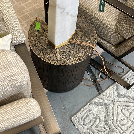 Brass trunk table