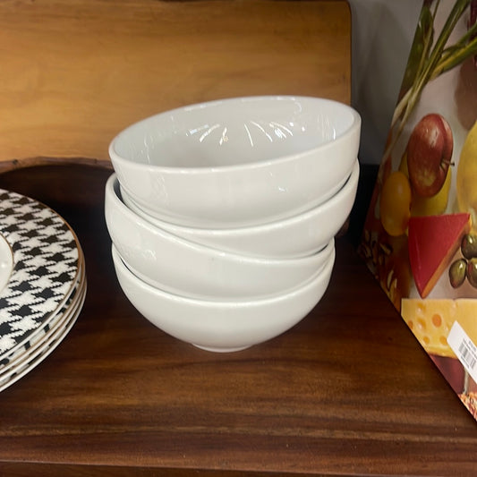 White bowls