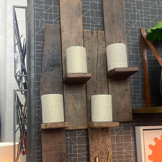 Wood Plaque Shelving
