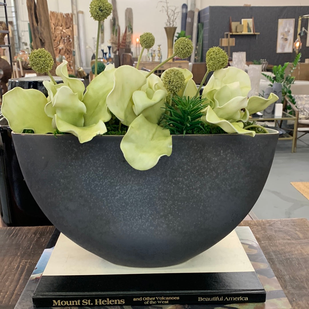 Studio A vase with arrangement