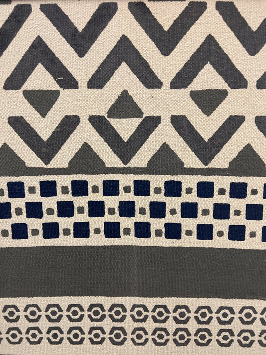 Woven Frames Art Blue
