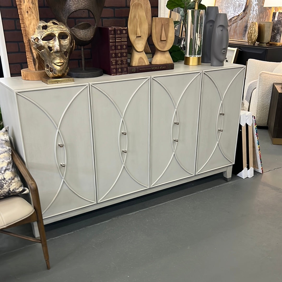 Grey Sideboard Acrylic Pulls