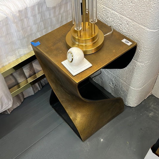 Gold Twist Side Table