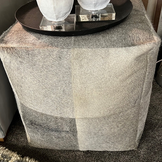 Ralph leather ottoman