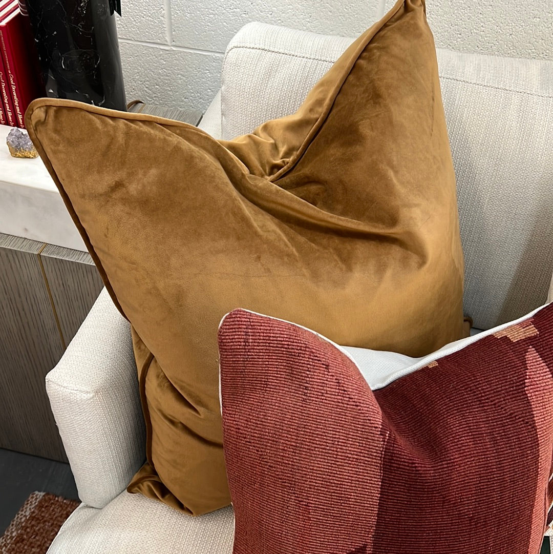 Tan euro pillow