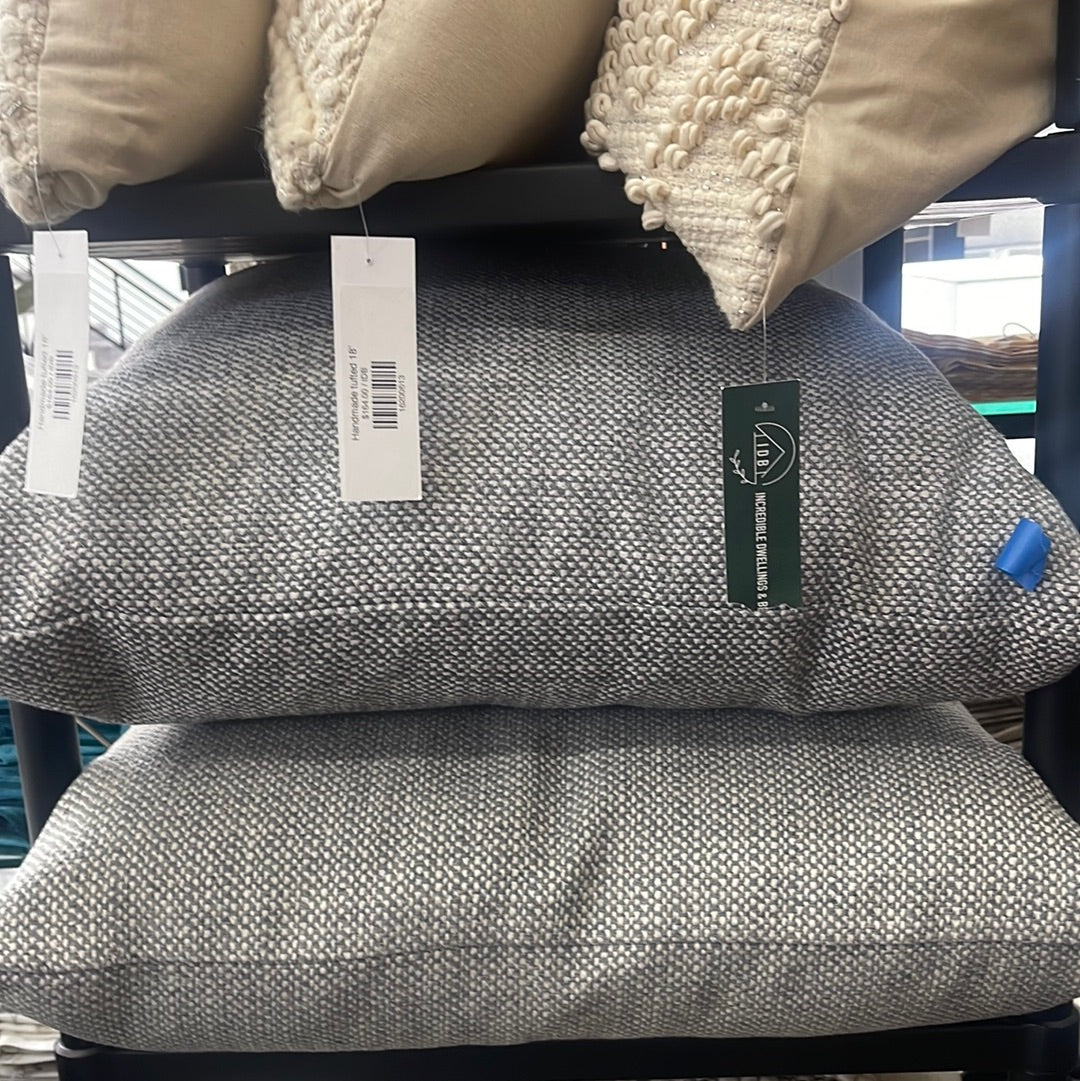 Throw Pillow Luxury - Texture Decor Pillow Plain Grey