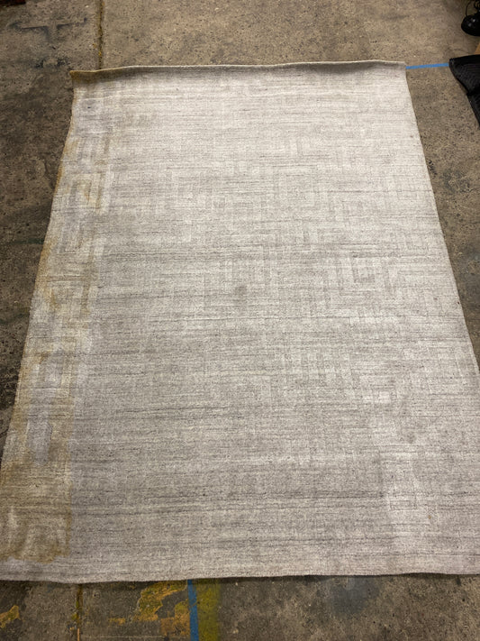 Light Gray 5x7 Area Rug (Stained)
