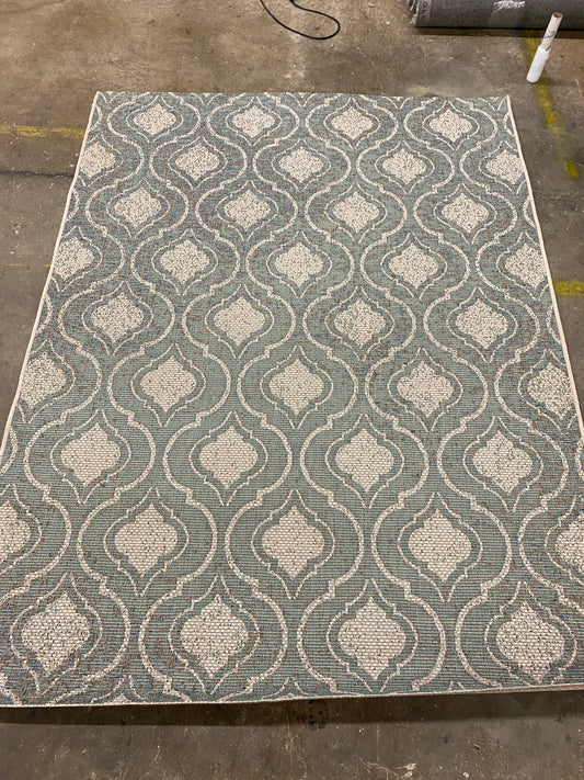 Teal 4x6 Outdoor Area Rug