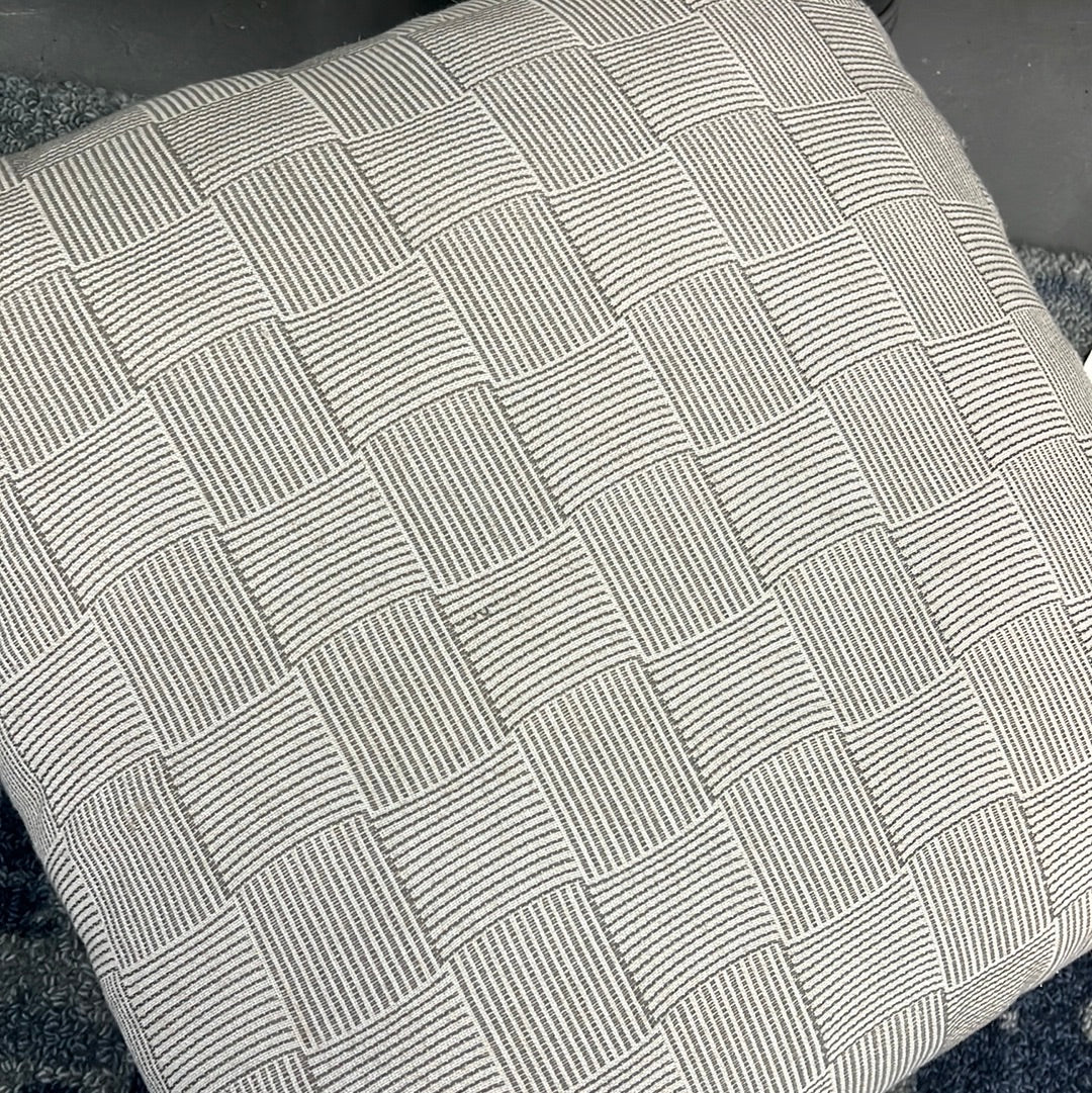 Checkered line pillow small