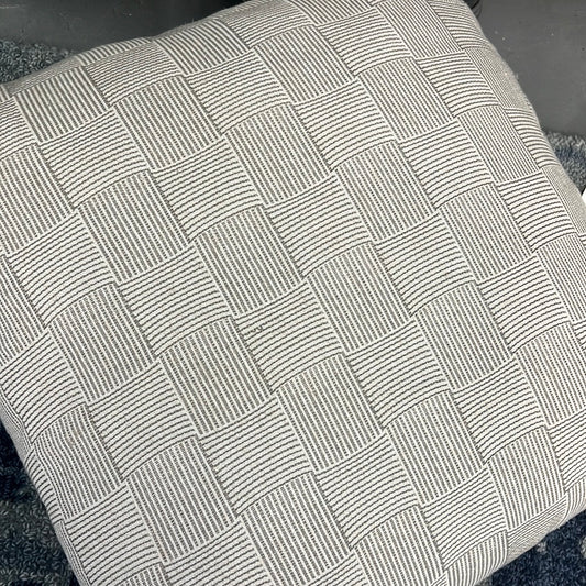 Checkered line pillow small
