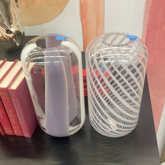 Purple vases