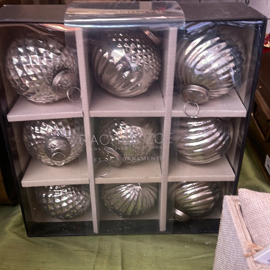 Small silver ornaments