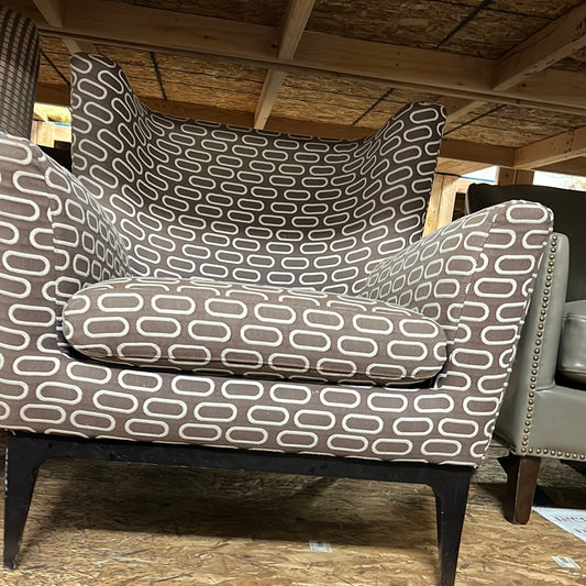 Oval Patterned Side Chair