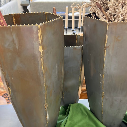 Metal Vase Sm