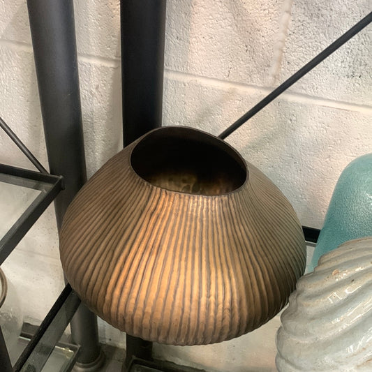 Bronze floppy vase