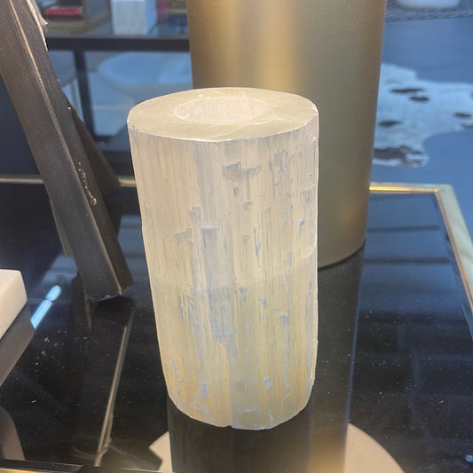 Crystal candle stick holder